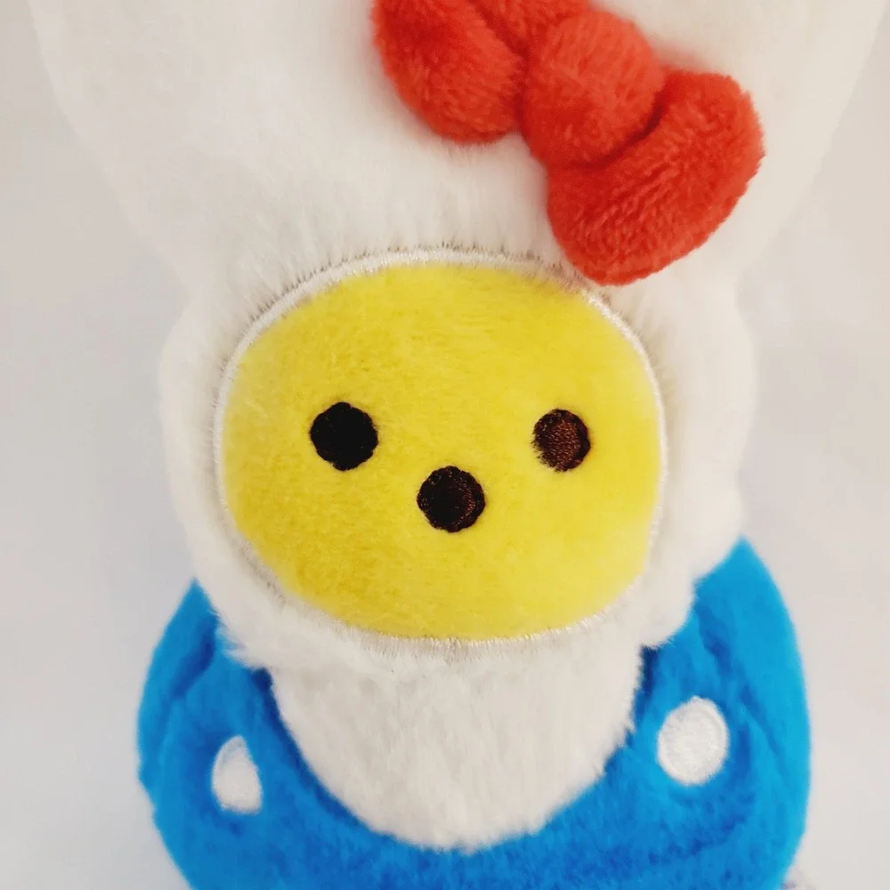Peeps Hello Kitty‎ and Friends Plush White Bunny Costume Blue Overalls Sanrio